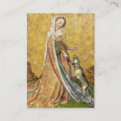 Carte De Visite Tarots antiquaires /Cartes de cour allemandes/Dame (Dos)