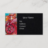 Carte De Visite TAROTS DE LOST OMBRES Roue de Fortune Noir (Devant)