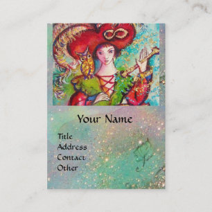 CARTE DE VISITE TAROTS DES OMBRES PERDUES / LE MAGICIEN