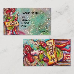 CARTE DE VISITE TAROTS DES OMBRES PERDUES / LE MAGICIEN