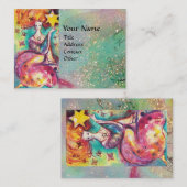 CARTE DE VISITE TAROTS DES OMBRES PERDUES / L'ÉTOILE (Devant / Derrière)