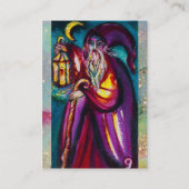 CARTE DE VISITE TAROTS DES OMBRES PERDUES / L'HERMIT (Dos)