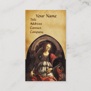 CARTE DE VISITE TAROTS RENAISSANCE ANTIQUES 11 FORCE PARCHEMIN