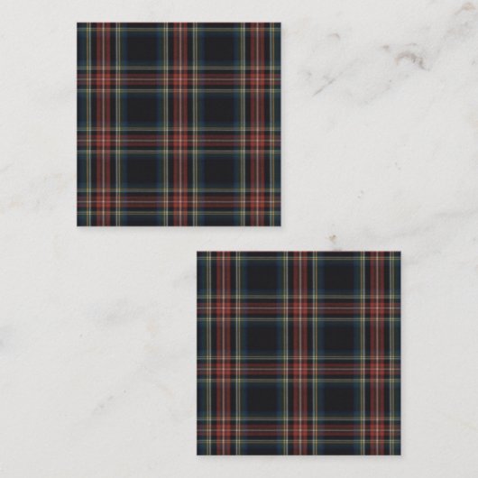 Carte de visite Tartan (Devant / Derrière)