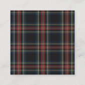 Carte de visite Tartan (Dos)