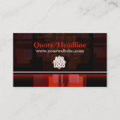 Carte de visite Tartaxiano (Dos)