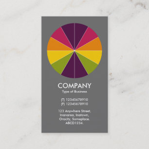 Carte De Visite Tarte Abstraite 02 - Gris #6a6a6a