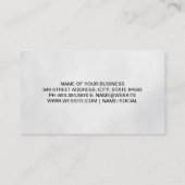 Carte De Visite Tasse à café | Barista (Dos)