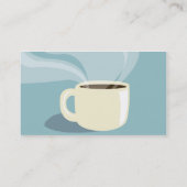 Carte De Visite Tasse de café - affaires (Dos)