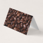 Carte De Visite Tasses à café et fleurs (Dos)