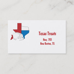 Carte De Visite Tatou de fierté du Texas