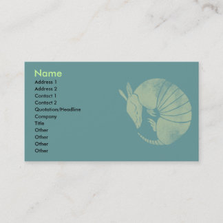 Carte De Visite Tatou vintage