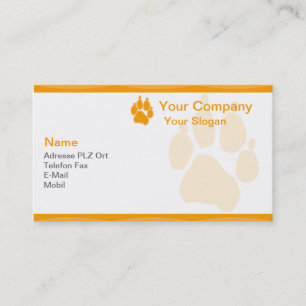 Carte De Visite Tatouage animal