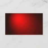 Carte De Visite Tatouage Art Artiste Tatouage Stylish Rouge Plaque (Dos)