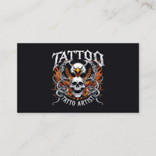 Carte De Visite Tatouage Artiste Profession Corps Art Tat Shop Par