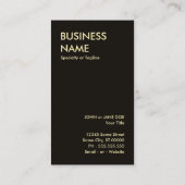 Carte De Visite tatouage de bateau de pirates (Dos)