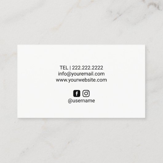 Carte De Visite Tatouage & Piercing Shop Tatouage moderne pistolet (Dos)