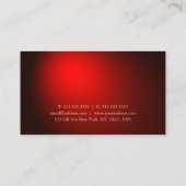 Carte De Visite Tatouage Tatouage Art Artiste Élégant Style Ancien (Dos)