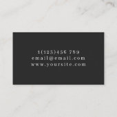 Carte De Visite Tatouages Par Votre Nom Mystical Serpent Reptile N (Dos)