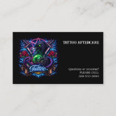 Carte De Visite Tattoo Aftercare Instructions (Devant)