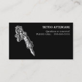 Carte De Visite Tattoo Aftercare Instructions (Devant)