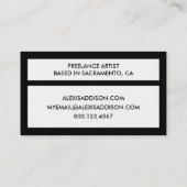 Carte De Visite TATTOO ARTIST 3dots (Dos)