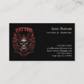 Carte De Visite Tattoo Gift Voucher (Devant)
