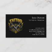 Carte De Visite Tattoo Gift Voucher (Devant)