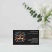 Carte De Visite Tattoo Gift Voucher (Debout devant)