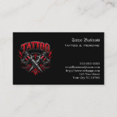 Carte De Visite Tattoo Gift Voucher (Devant)