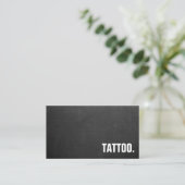Carte De Visite Tattoo professionnel B (Debout devant)