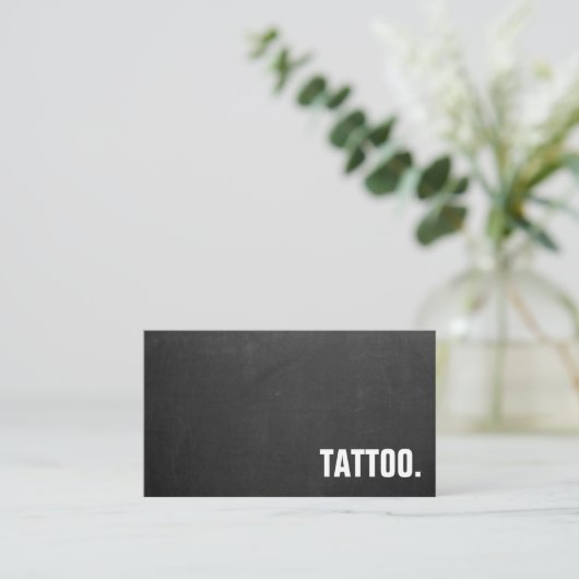 Carte De Visite Tattoo professionnel B (Debout devant)