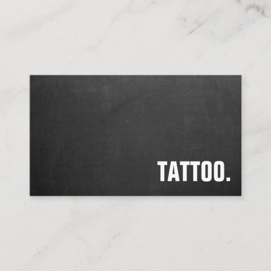 Carte De Visite Tattoo professionnel B (Devant)