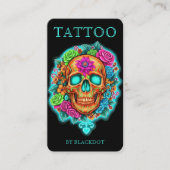 Carte De Visite Tattoo Studio Branding Professional Tattooists (Devant)