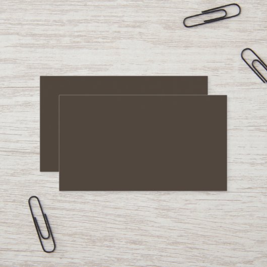 Carte de visite Taupe (Devant/Arrière en situation)