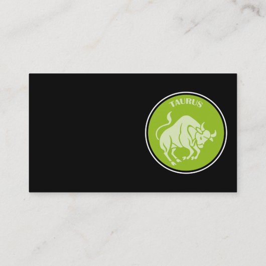 Carte de visite Taureau (Dos)