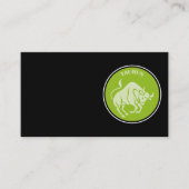 Carte de visite Taureau (Devant)