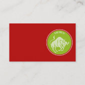 Carte de visite Taureau (Dos)