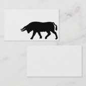 Carte De Visite Taureau (Devant / Derrière)