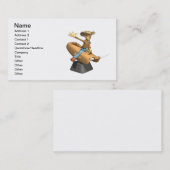 Carte De Visite Taureau mécanique (Devant / Derrière)