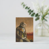 Carte De Visite Tawny Owl Man ACEO Business (Debout devant)