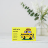 Carte De Visite Taxi (Debout devant)