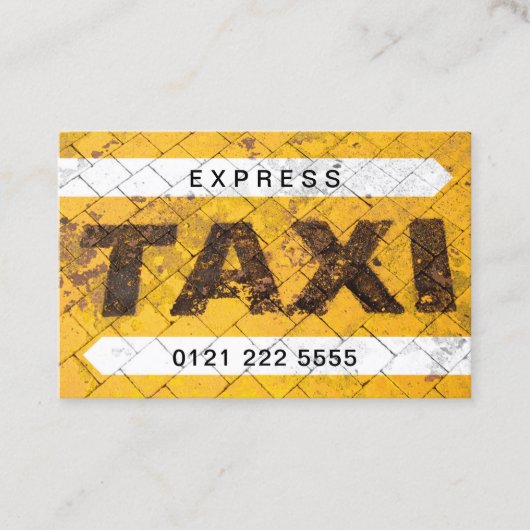 Carte De Visite Taxi (Devant)