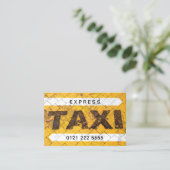 Carte De Visite Taxi (Debout devant)