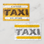 Carte De Visite Taxi (Devant / Derrière)