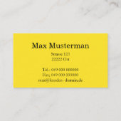 CARTE DE VISITE TAXI (Dos)