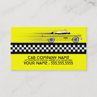Carte De Visite taxi