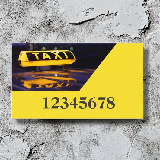 CARTE DE VISITE TAXI