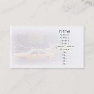 Carte De Visite Taxi