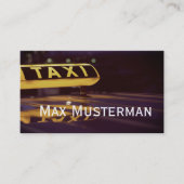 CARTE DE VISITE TAXI (Devant)